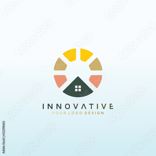 Real Estate Settlement Company Sunny logo design