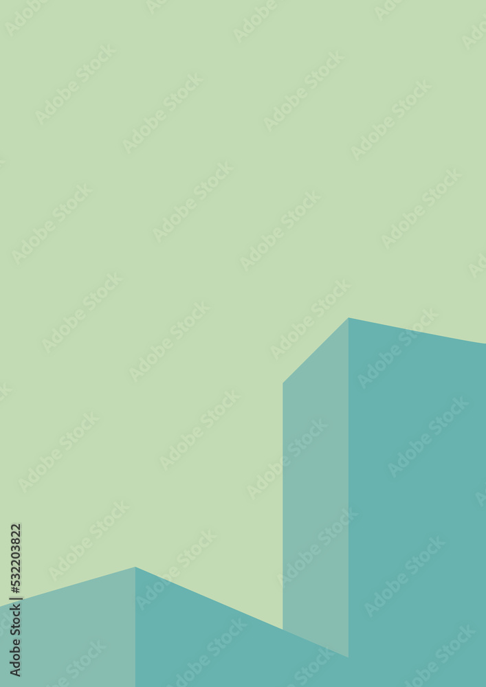geometric architecture background with minimal design on tone color background. Geometric elements with abstract modern wall decoration. vector illustration geometric architecture background with minimal design on tone color background. Geometric elements with abstract modern wall decoration. vector illustration