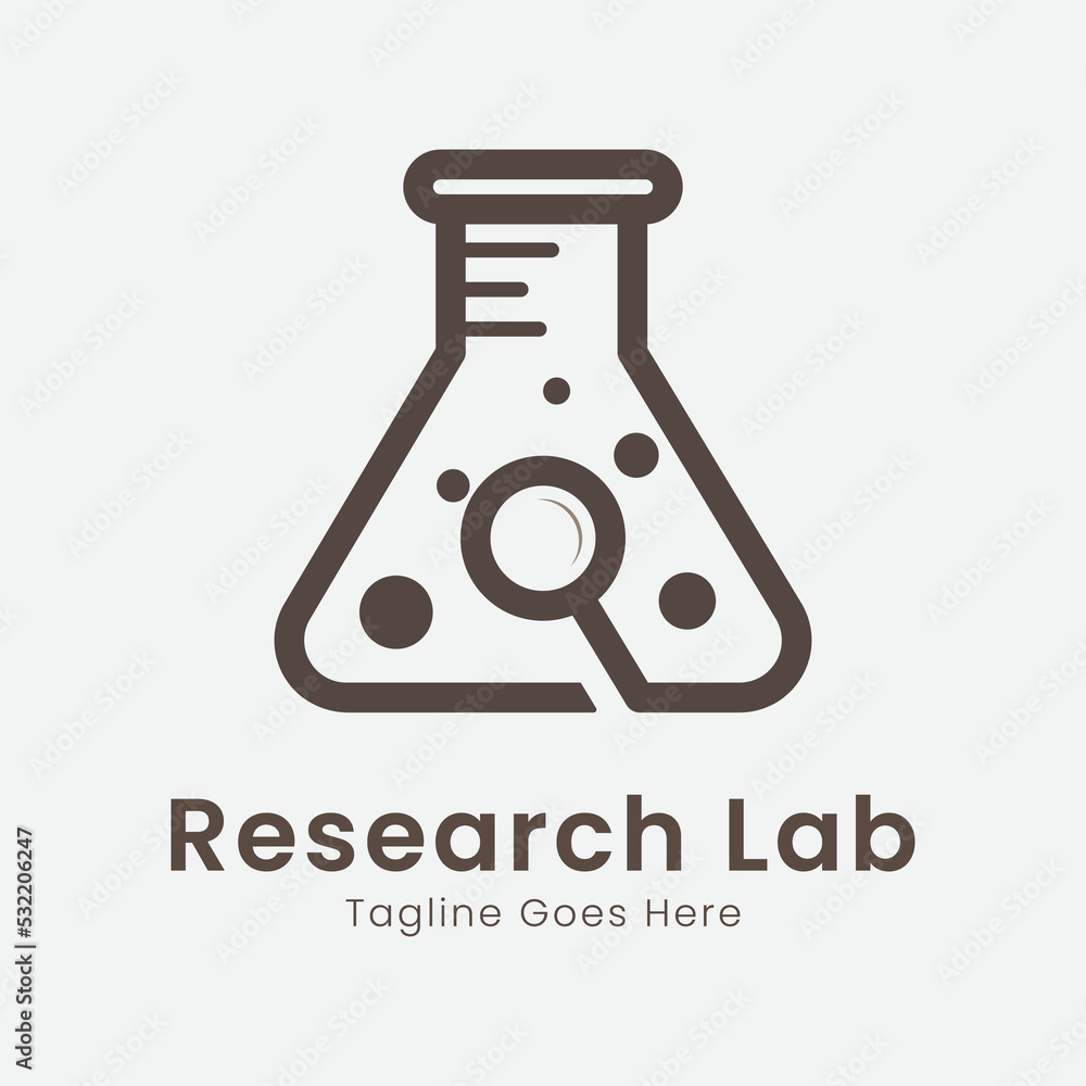 Research lab logo design trend analysis illustrator 2022 Research lab logo design trend analysis illustrator 2022