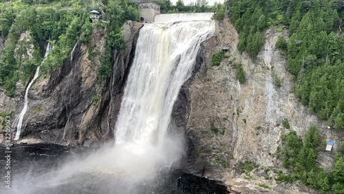 Montmorency Falls near Quebec City, Canada photo