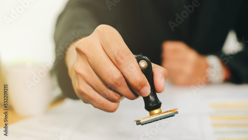 Businessman approval, certified law signing, official, signature form, manager legislation.	
