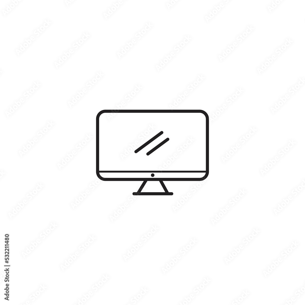 illustration vector graphic of pc sign symbol. perfect for computer, internet. illustration vector graphic of pc sign symbol. perfect for computer, internet.