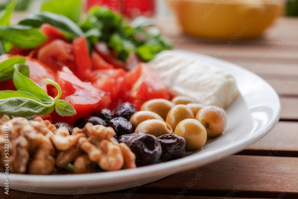 Simple, Healthy Mediterranean Breakfast