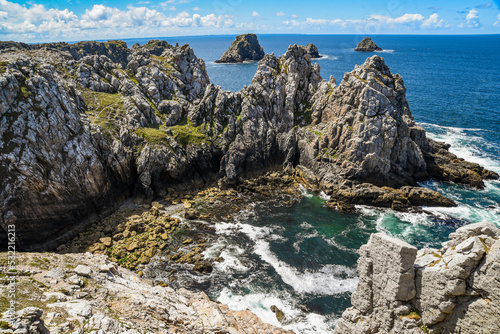 Landscape of Camaret sur Mer in France on the Atlantic coast. photo