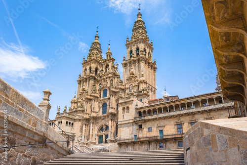 Tablou canvas Cathedral of Santiago de Compostela, Spain