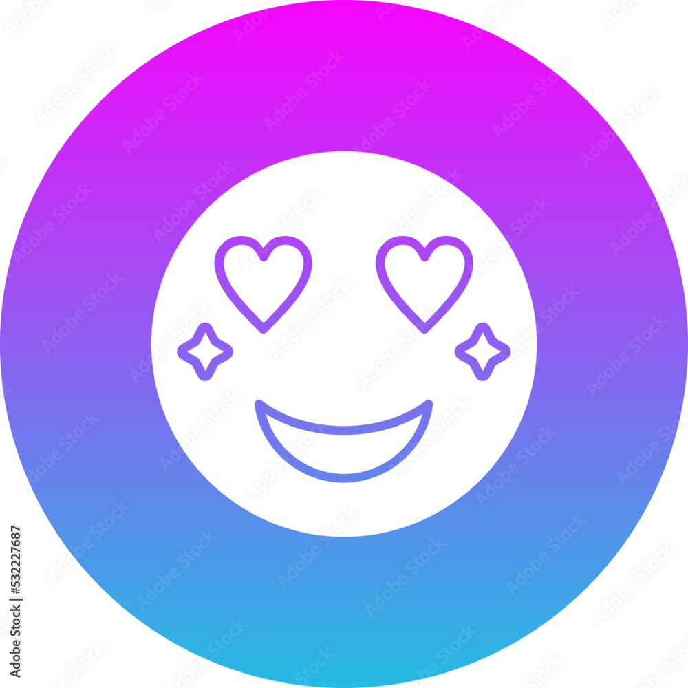 Emoticon Gradient Circle Glyph Inverted Icon Emoticon Gradient Circle Glyph Inverted Icon