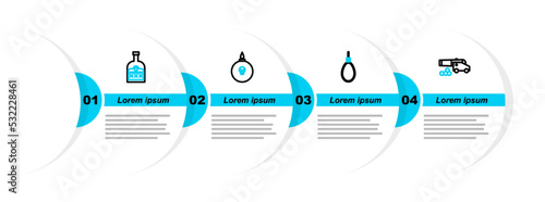 Set line Cannon with cannonballs, Gallows rope loop hanging, Bomb ready to explode and Alcohol drink Rum bottle icon. Vector