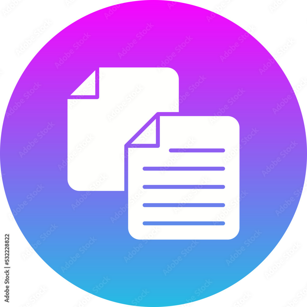 Copy Gradient Circle Glyph Inverted Icon Copy Gradient Circle Glyph Inverted Icon