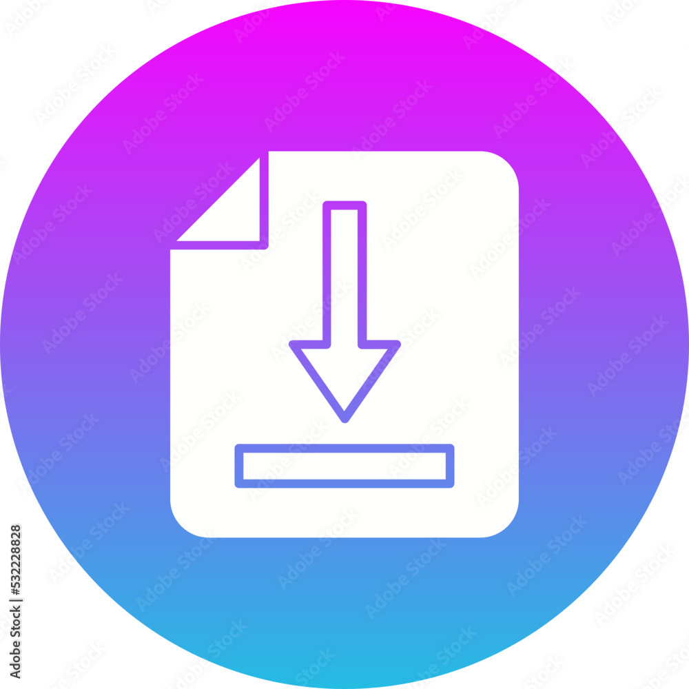 Download Gradient Circle Glyph Inverted Icon Download Gradient Circle Glyph Inverted Icon