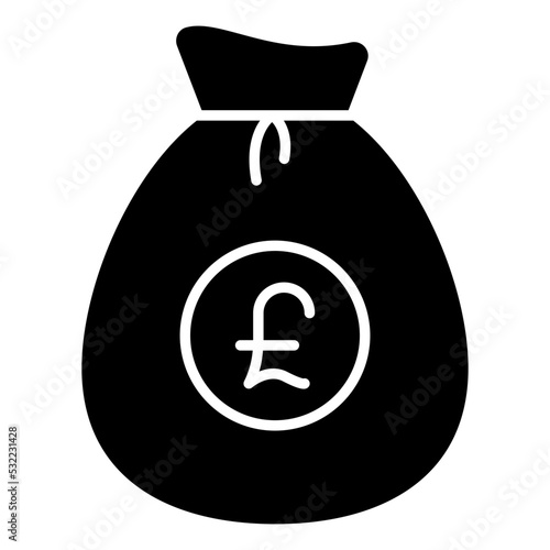 Trendy design icon of pound sack it