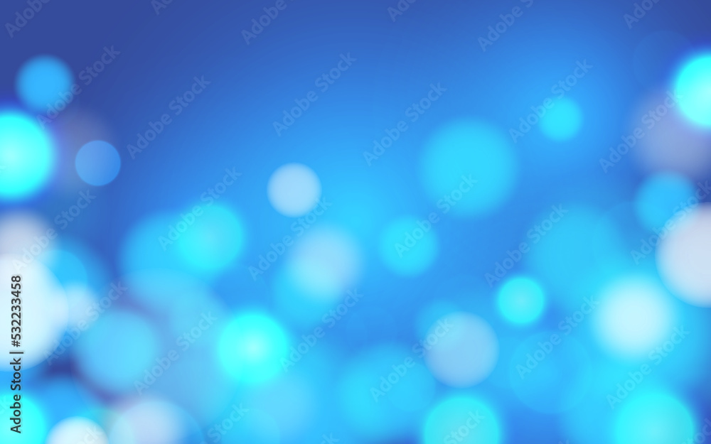 Underwater bokeh soft light abstract background, Vector eps 10 illustration bokeh particles, Background decoration