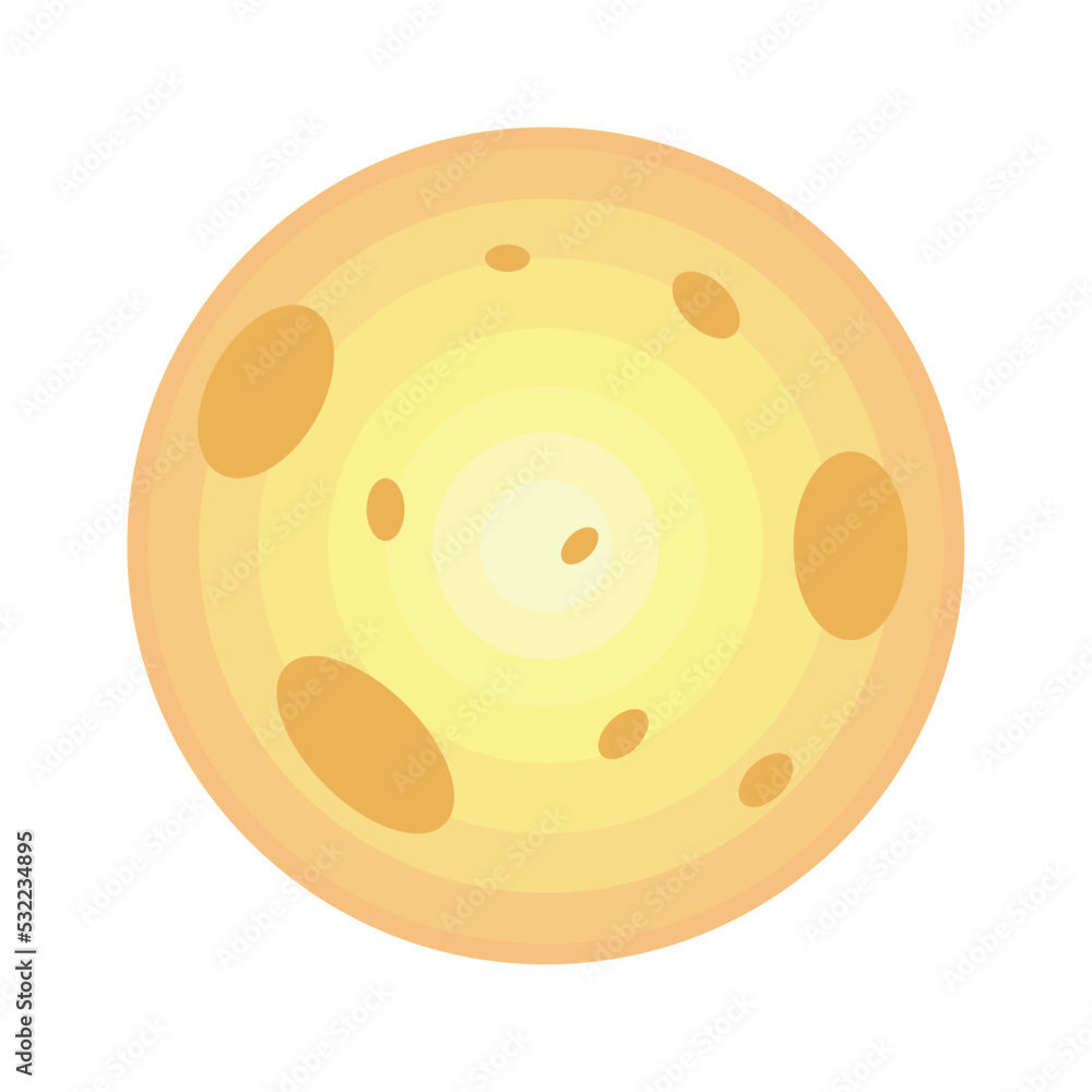 Obraz premium yellow full moon