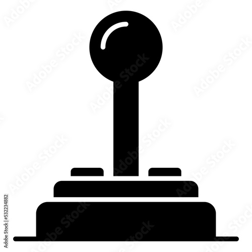 Modern design icon of joystick  photo