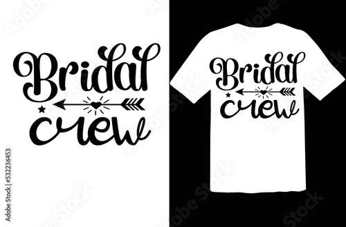 Bridal crew svg design