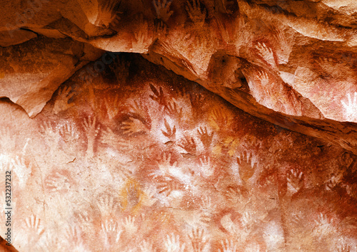 Famous, paintings ,hands ,Cueva de las Manos,Santa Cruz, Argentina,heritage,prehistoric,old.historic,historical,santa cruz,paint,hands,cave,civilizatipainting,art,Ancient Cave Paintings in Patagonia