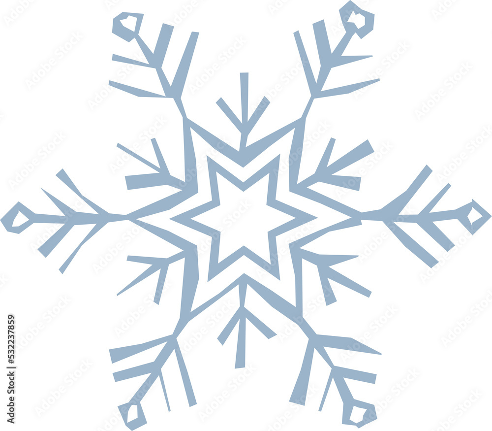 blue geometric snowflake blue geometric snowflake