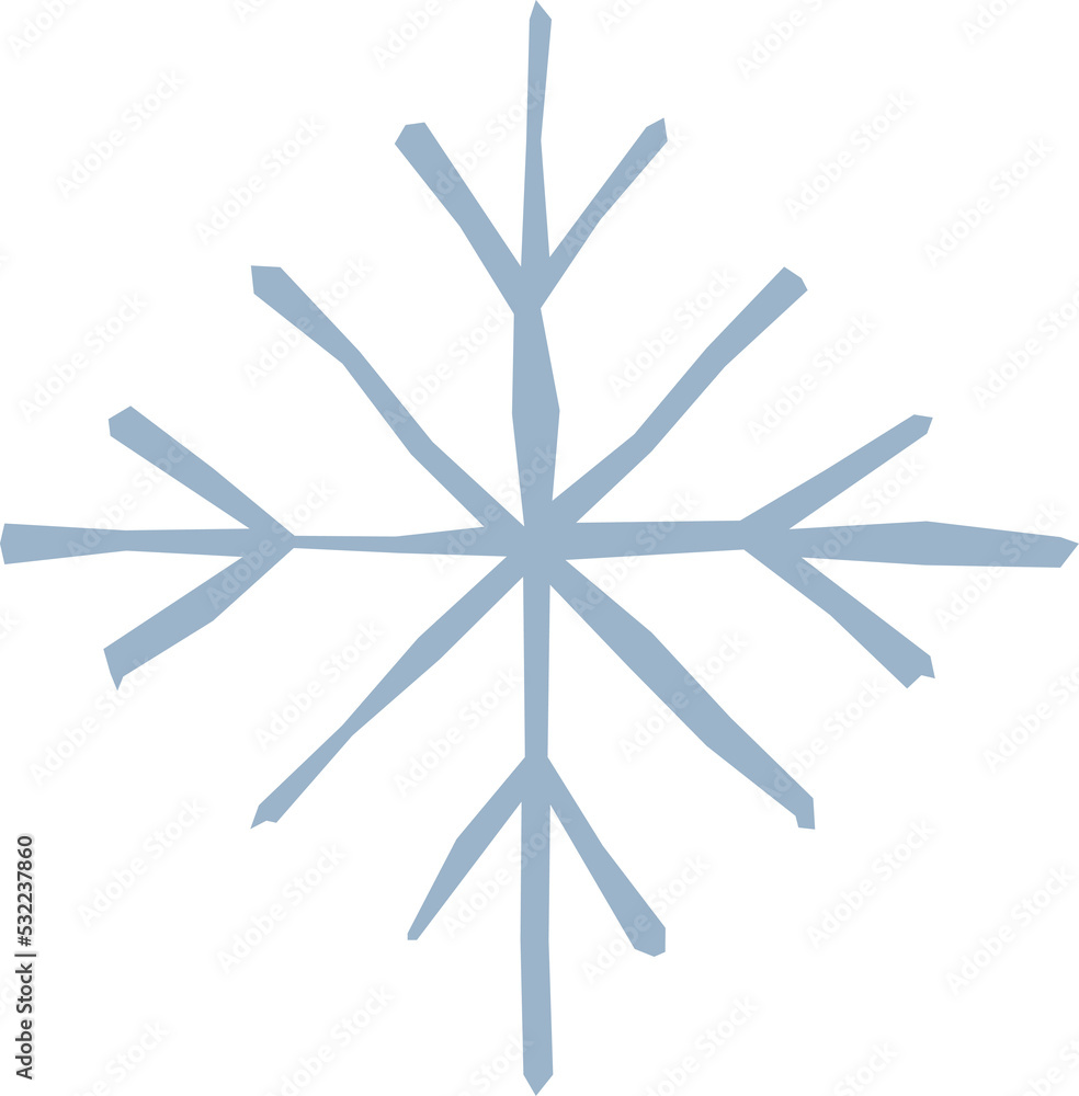 blue geometric snowflake blue geometric snowflake