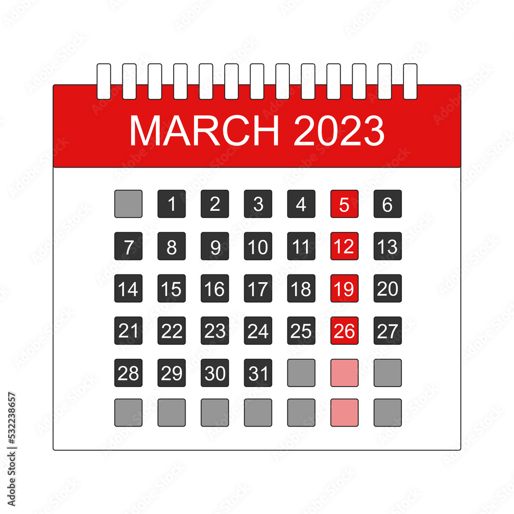 MONTH MARCH 2023 ICON MONTH MARCH 2023 ICON