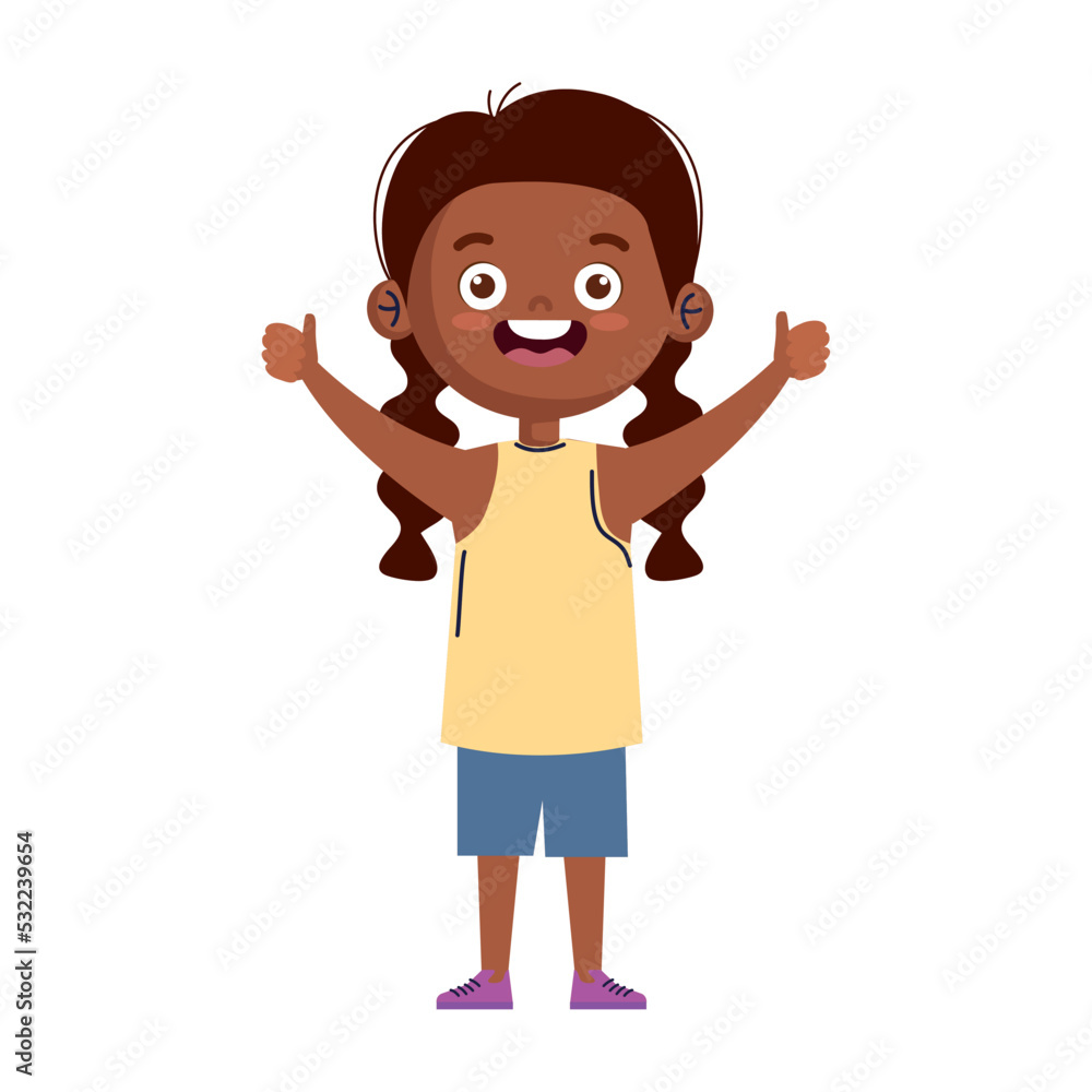 little afro girl kid little afro girl kid