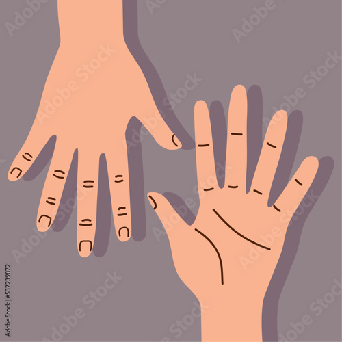 hands human open gestures