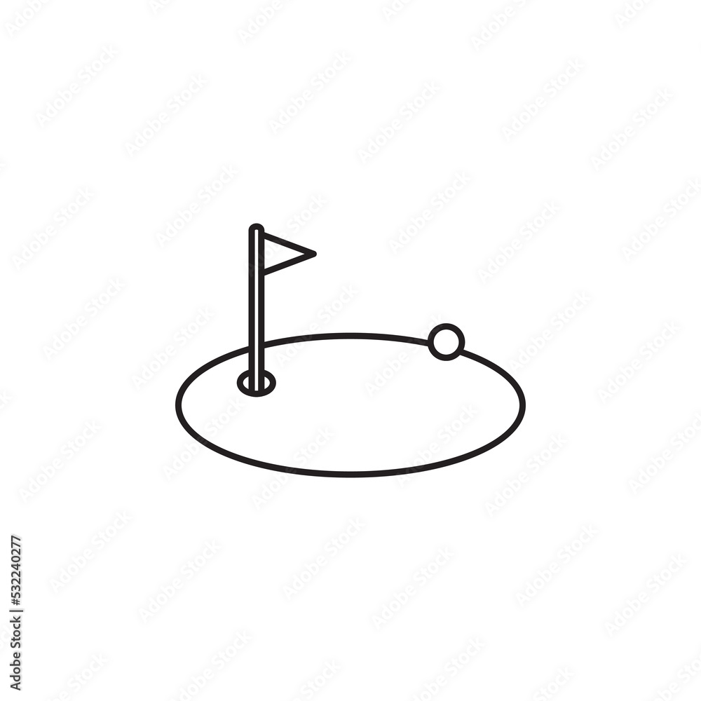 golf course vector for website symbol icon presentation golf course vector for website symbol icon presentation
