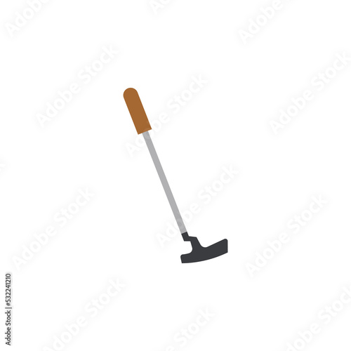 golf stick vector for website symbol icon presentation