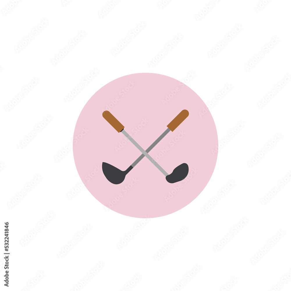golf stick vector for website symbol icon presentation golf stick vector for website symbol icon presentation
