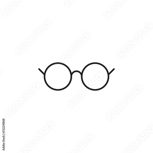  glasses vector for website symbol icon presentation