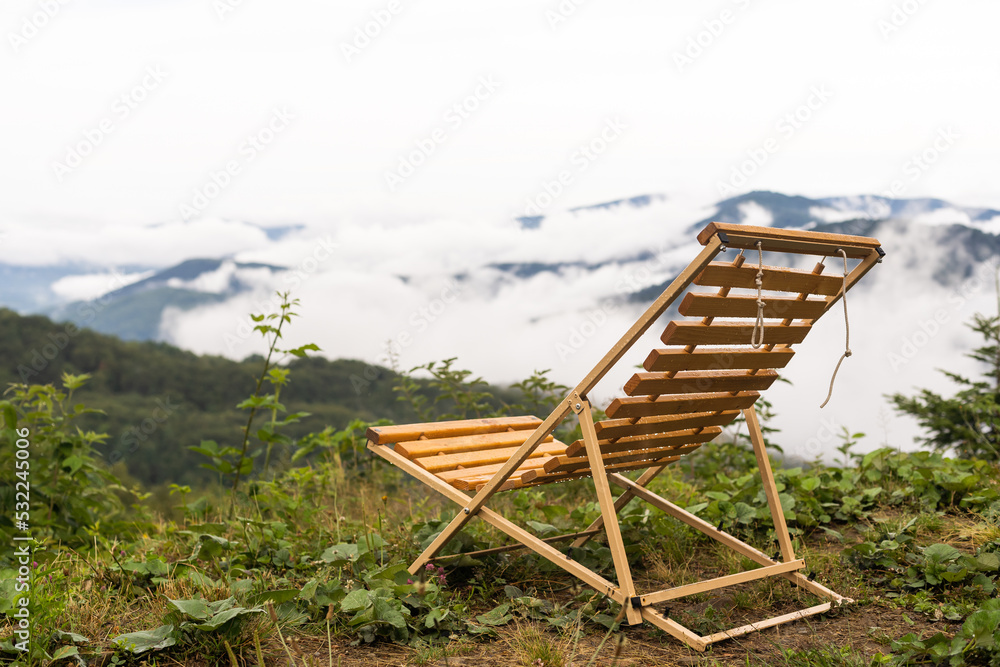 A hammocks for relaxing in the morning in beautiful natural A hammocks for relaxing in the morning in beautiful natural