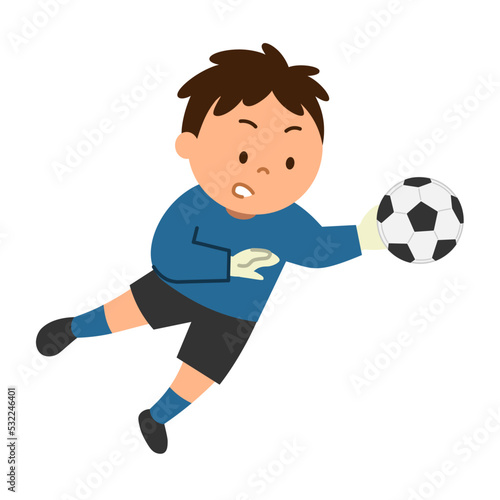 サッカーをする少年5