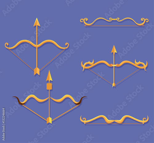 five hindu golden bows