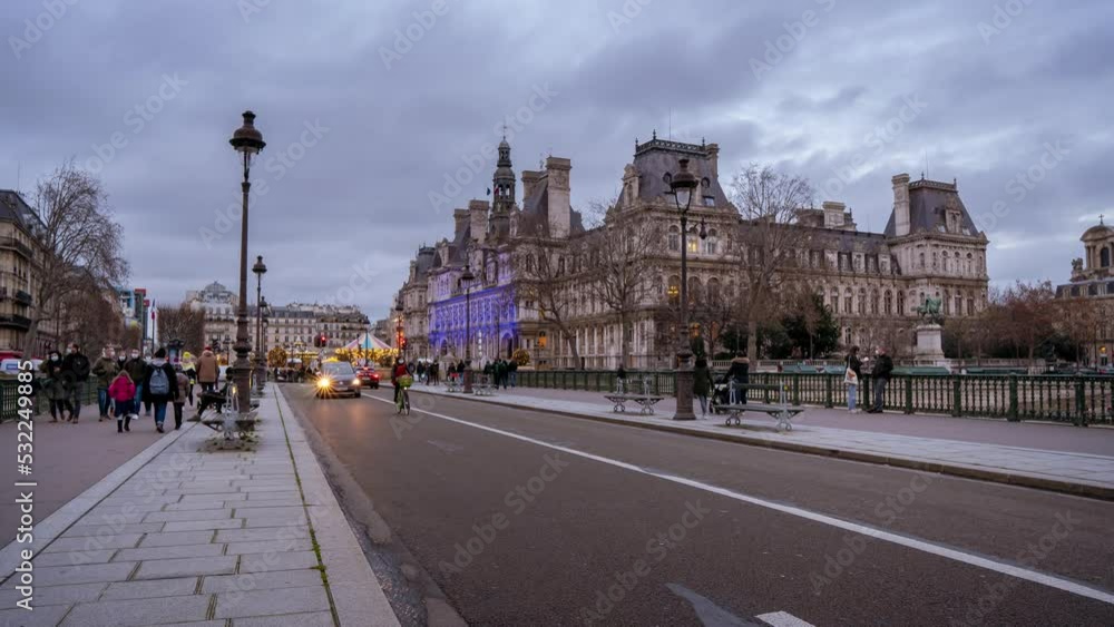 Timelapse Mairie Paris