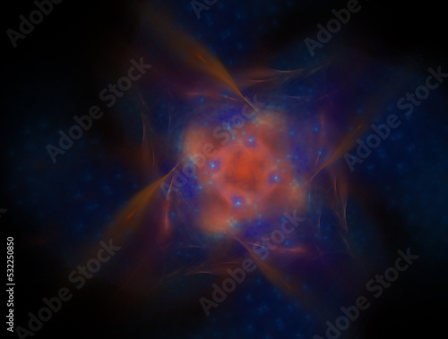 Wallpaper Mural Imaginatory fractal abstract background Image Torontodigital.ca