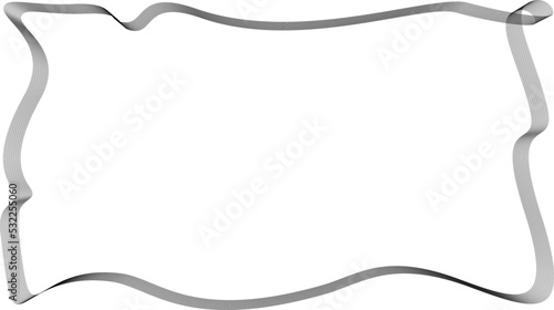A multi-lined frame vector graphic