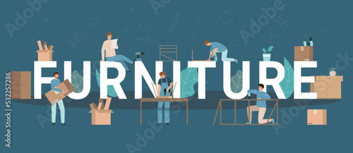 Furniture Assembly Text Composition