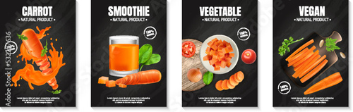 Vegan Carrot Poster Set