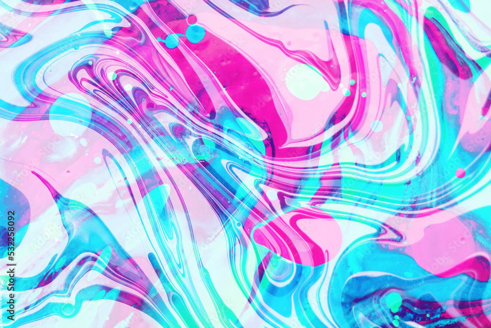 Natural luxury abstract fluid art painting in alcohol ink technique. Spectacular abstract image. Digital art 3D illustration.