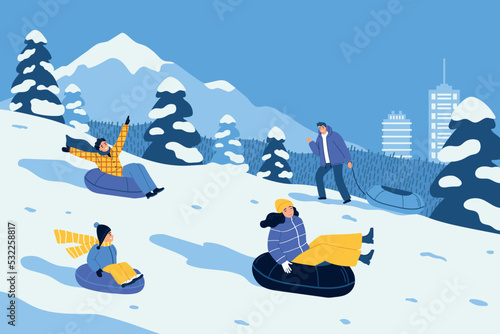 Winter Holiday Background