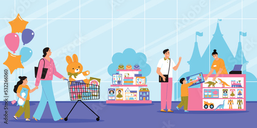 Toy Shop Illustration