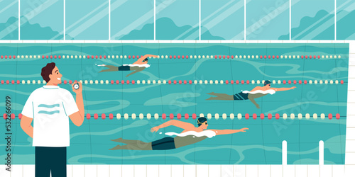 Swimming Pool Illustration