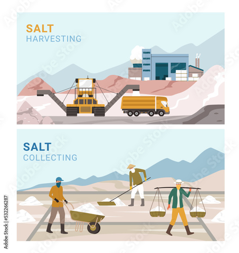 Salt Production Banners