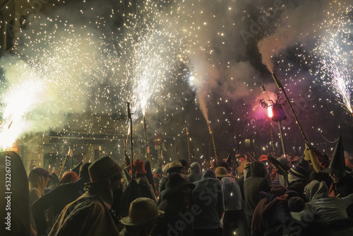 Catalan popular festival with devils © Ricard