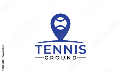 tennis ground logo
