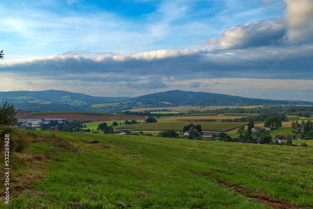 czech autumn season landscape in nature