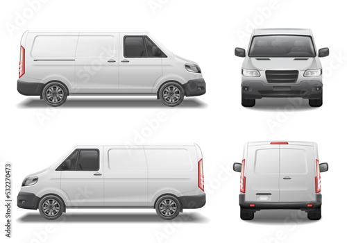 Car Van Mockup Set