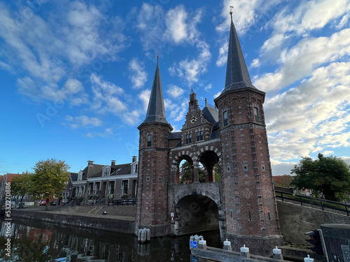 The Waterpoort in the morning in Sneek photo