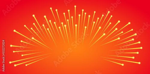 Linear Lighting Yellow Elements Festive Celebration Social Media Decoration Illuminated Background