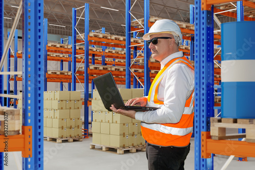 Businessman with laptop. Bu...