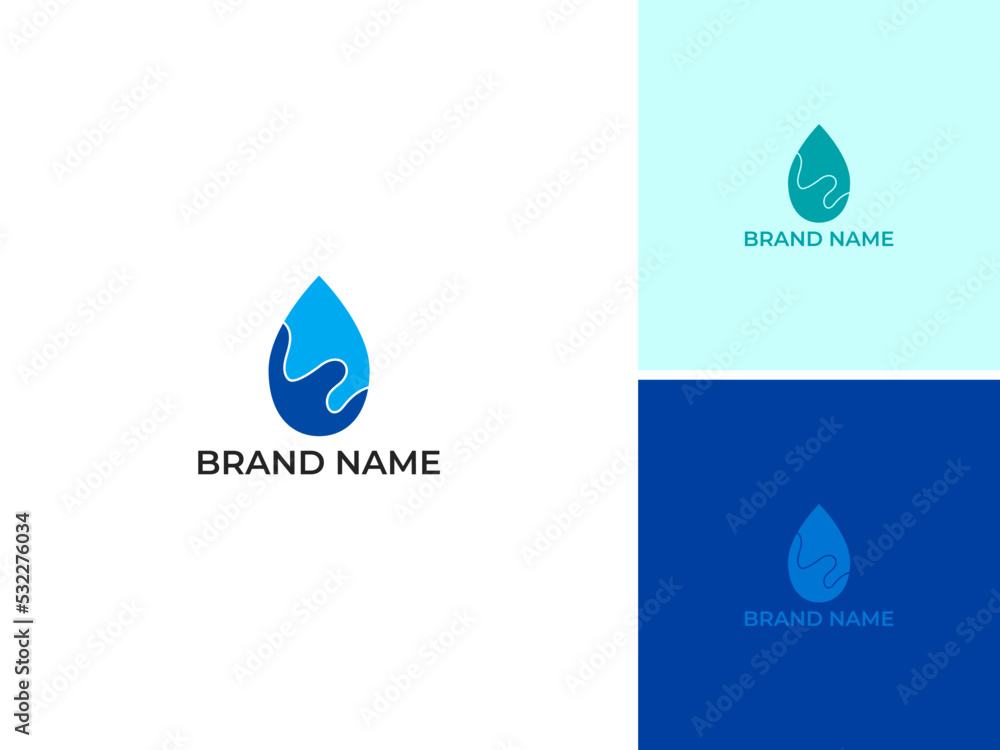 ILLUSTRATION WATER DROP SIMPLE LOGO ICON DESIGN VECTOR ILLUSTRATION WATER DROP SIMPLE LOGO ICON DESIGN VECTOR
