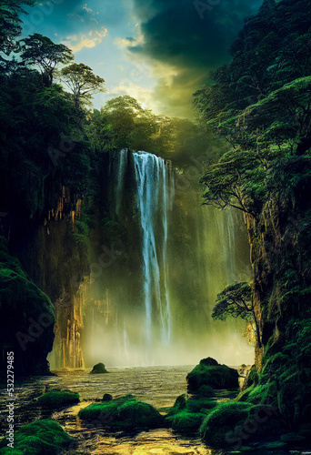 waterfall in the forest